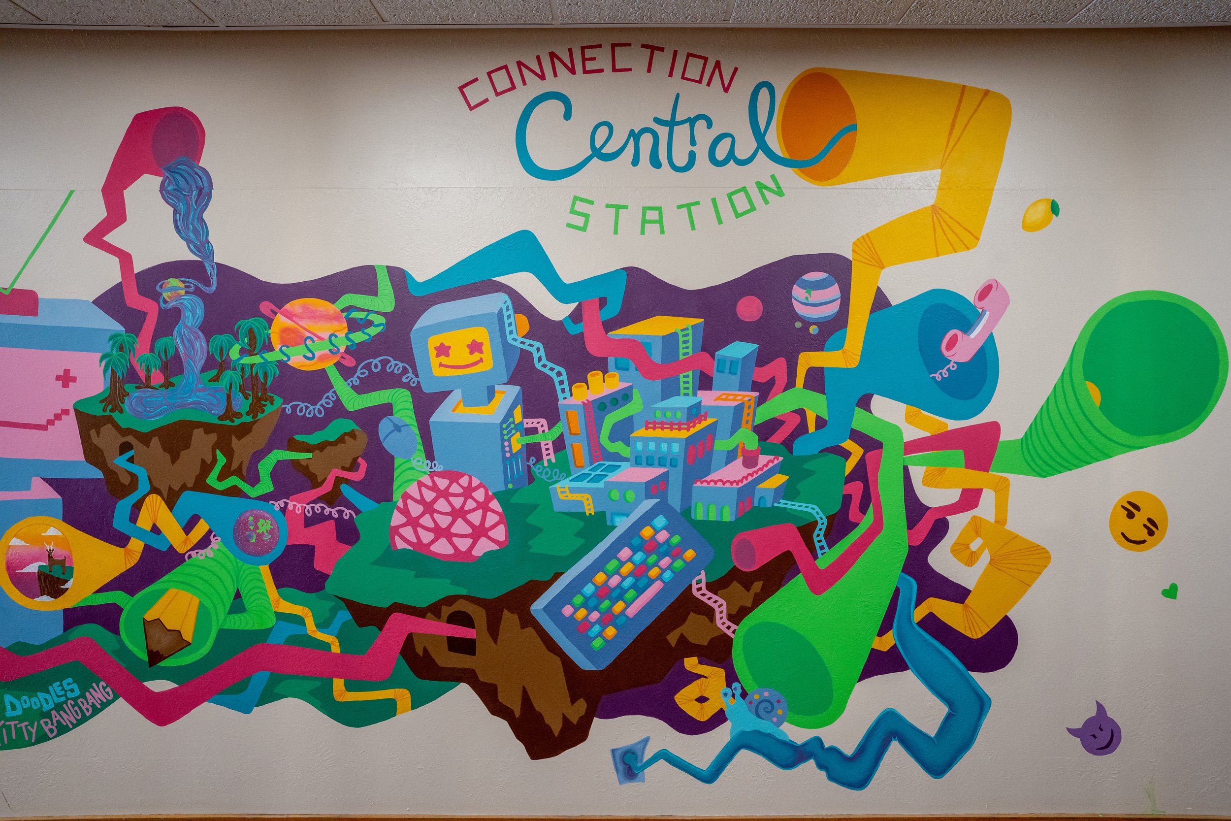 Murals — Brutal Doodles Jessica Hammond Muralist